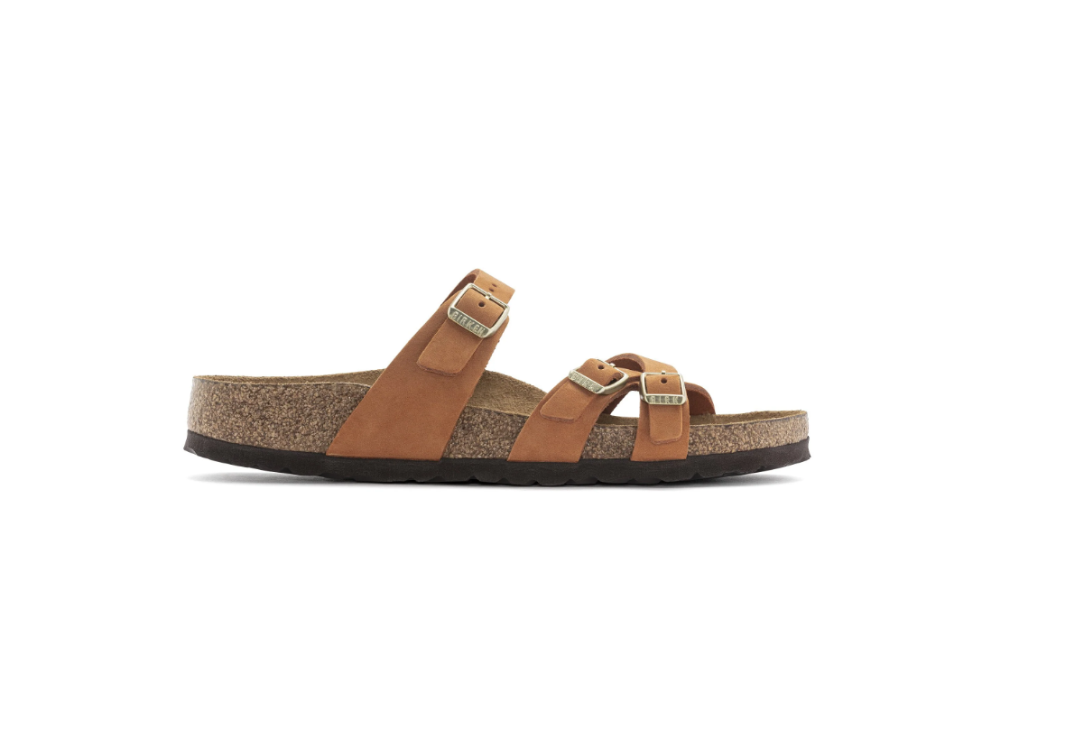 Birkenstock Franca Soft Footbed Nubuck Leather Pecan