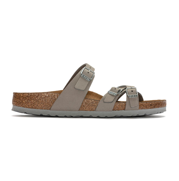Birkenstock Franca Soft Footbed Nubuck Leather Dove Gray
