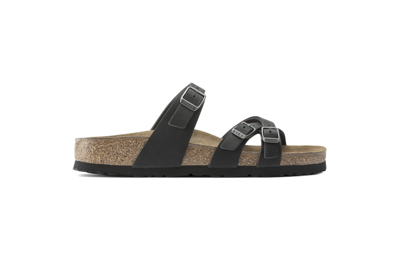 Birkenstock Franca Oiled Leather Sandal Black