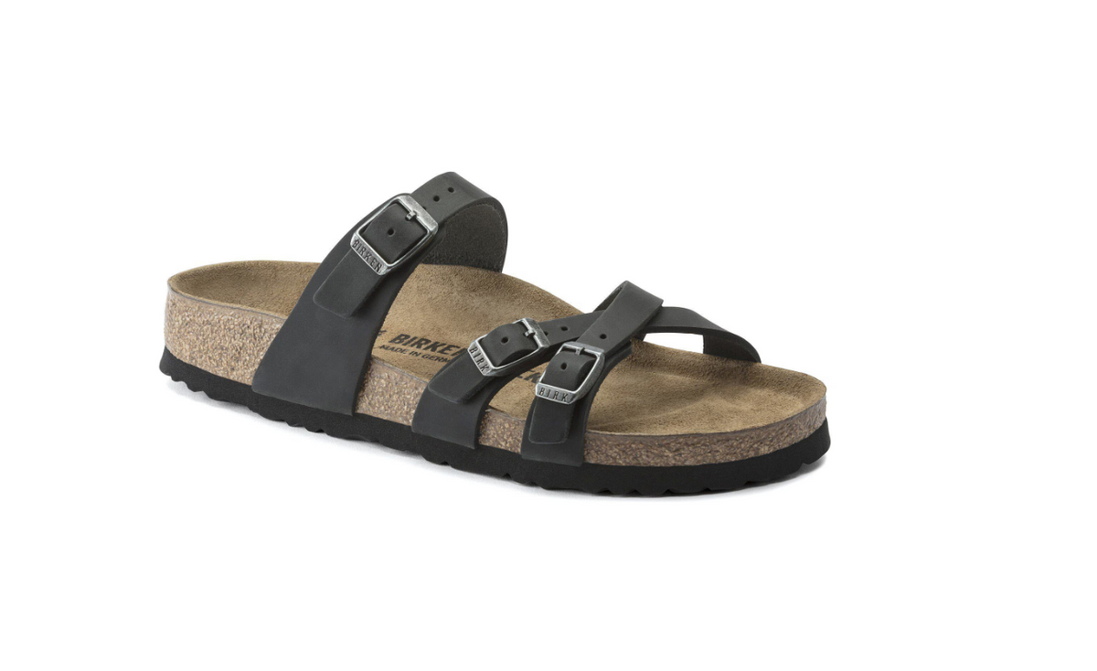 Birkenstock Franca Oiled Leather Black