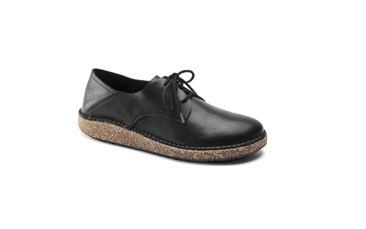Birkenstock Gary Natural Leather Vintage - Black, Regular