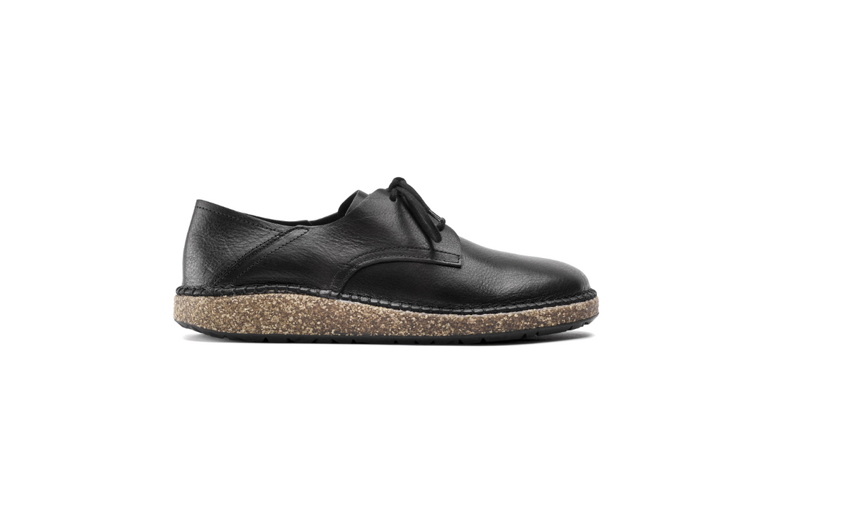 Birkenstock Gary Natural Leather Vintage - Black, Regular