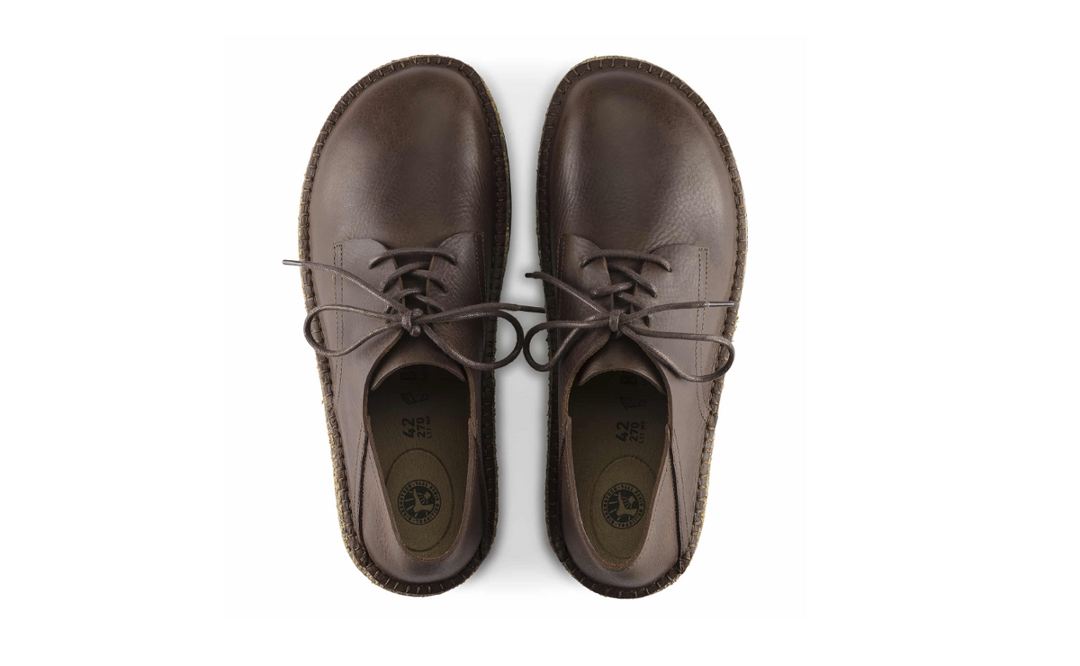 Birkenstock Gary Natural Leather Vintage Wood Roast