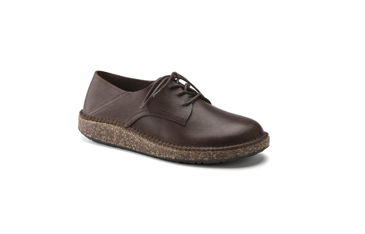 Birkenstock Gary Natural Leather Vintage Wood Roast