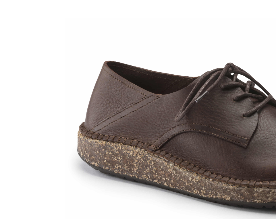 Birkenstock Gary Natural Leather Vintage Wood Roast