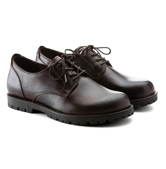 Birkenstock Gilford Low NL Natural Leather Dark Brown