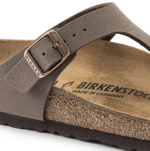 Birkenstock Gizeh Birkibuc Sandal - Mocha, Regular