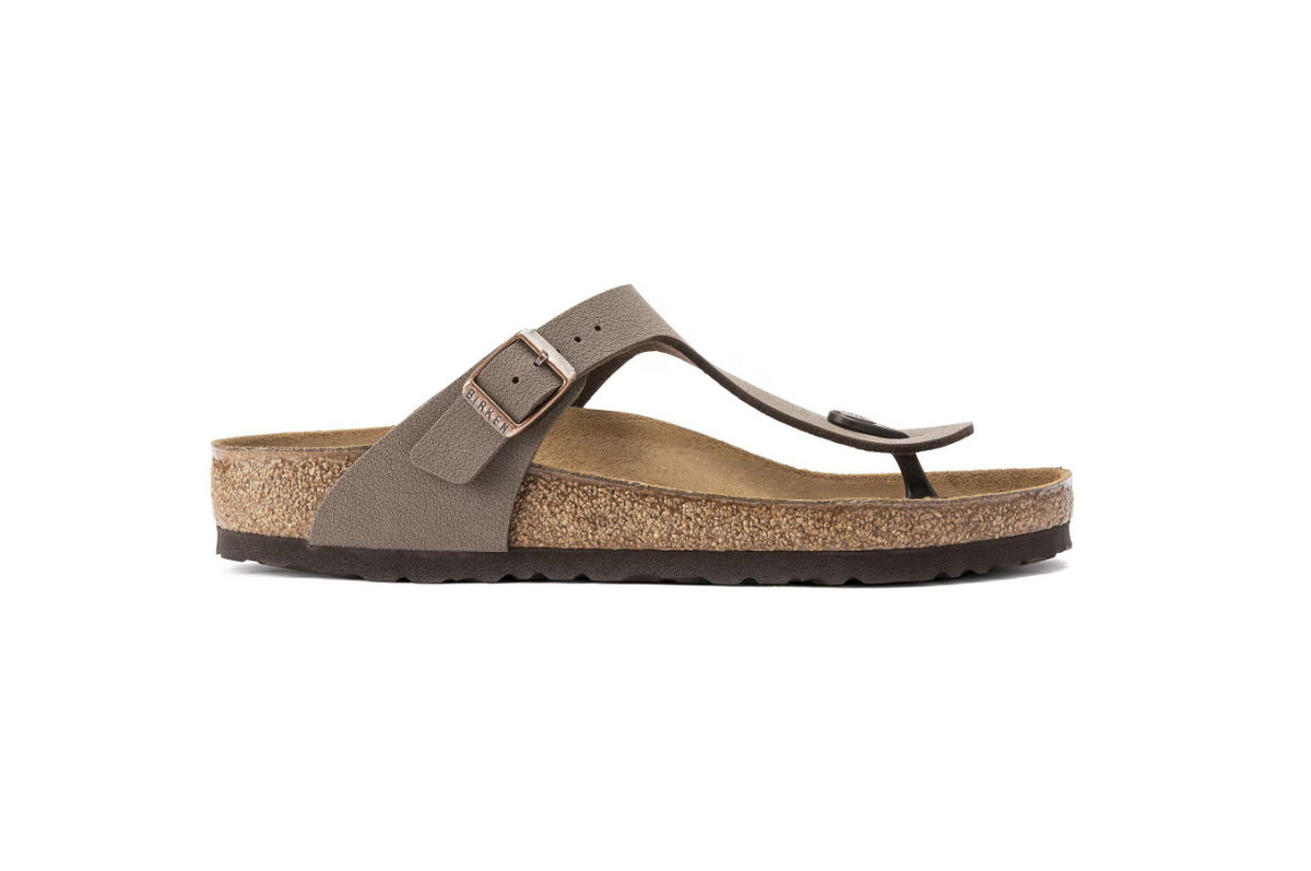 Birkenstock Gizeh Birkibuc Sandal - Mocha, Regular