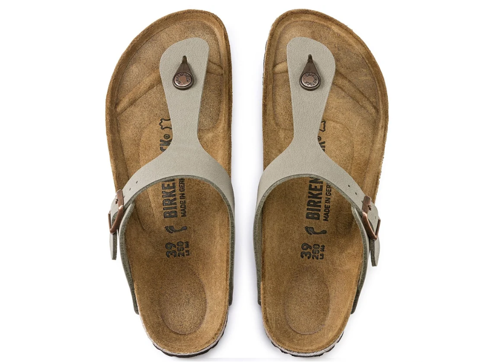 Birkenstock Gizeh Birkibuc Sandal Stone