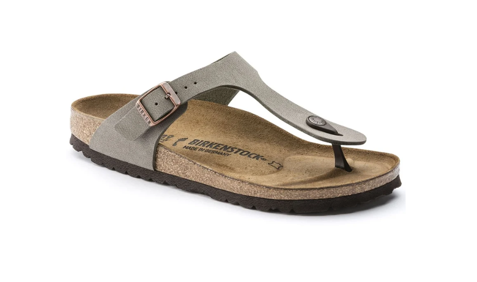 Birkenstock Gizeh Birkibuc Sandal Stone