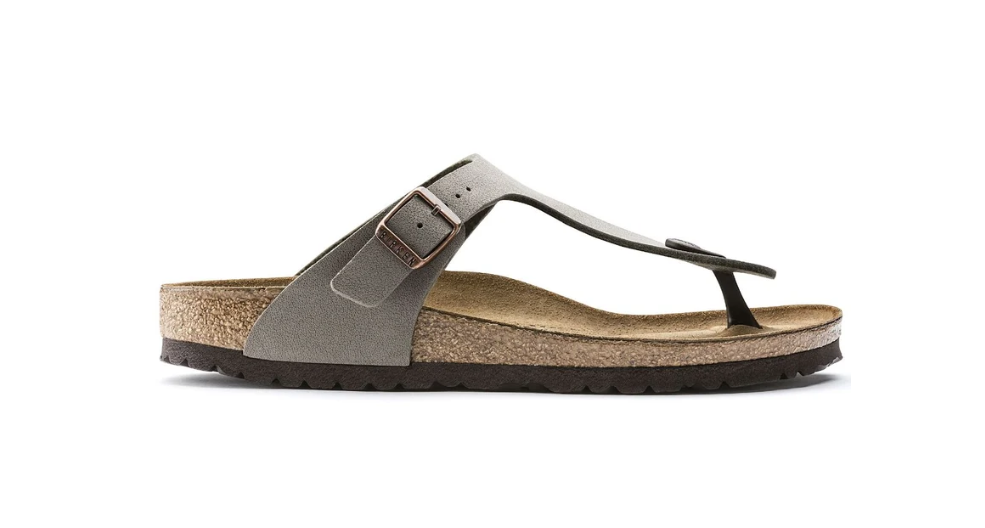 Birkenstock Gizeh Birkibuc Sandal Stone