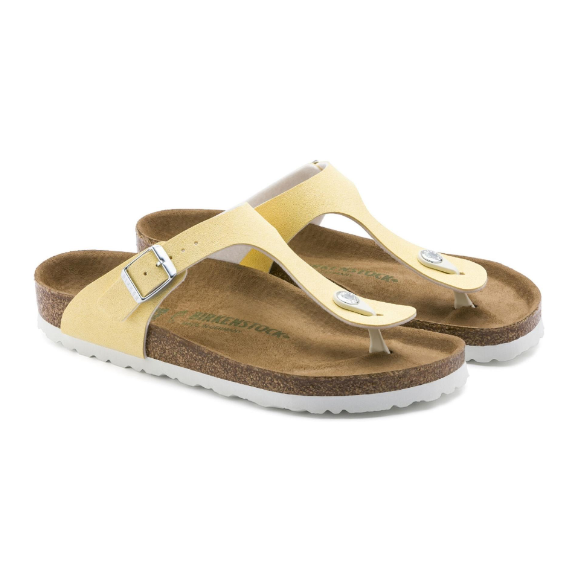 Birkenstock Gizeh Birko-Flor Brushed - Vanilla, Regular