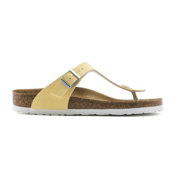 Birkenstock Gizeh Birko-Flor Brushed - Vanilla, Regular