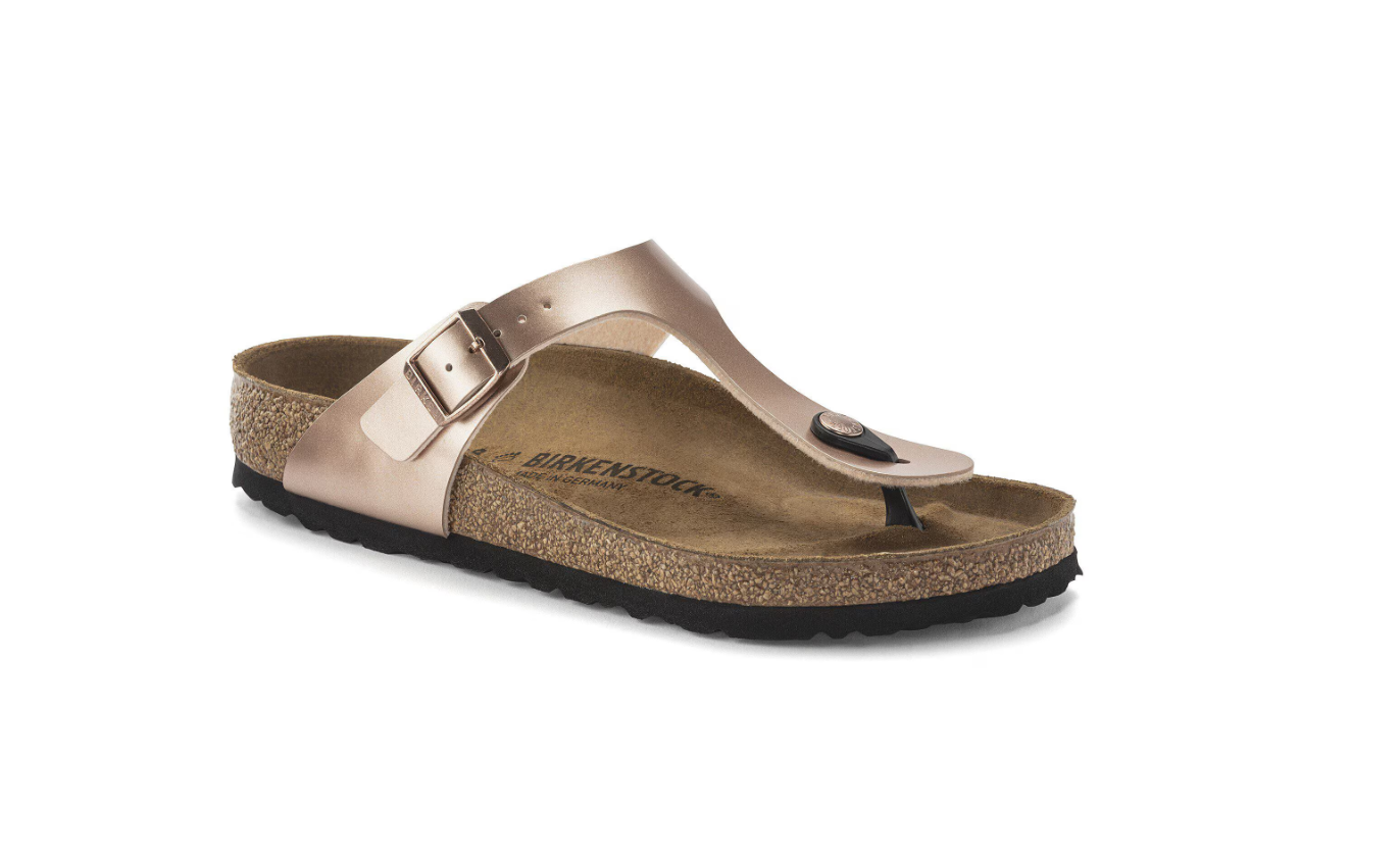 Birkenstock Gizeh Birko-Flor Metallic Copper