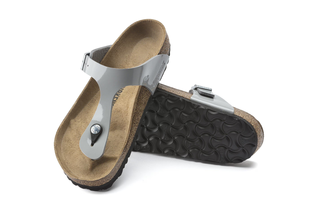 Birkenstock Gizeh Birko-Flor Patent Alloy