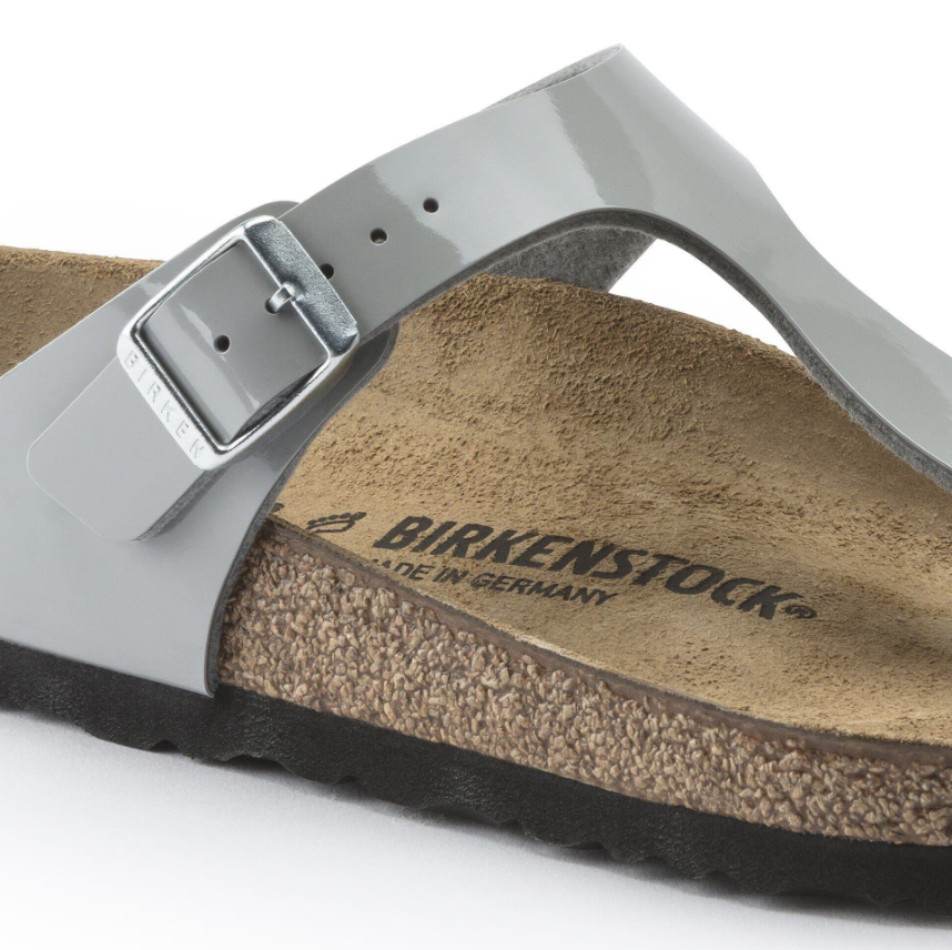 Birkenstock Gizeh Birko-Flor Patent Alloy
