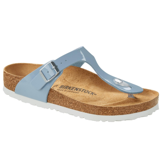 Birkenstock Gizeh Patent Dove Blue Birko-Flor