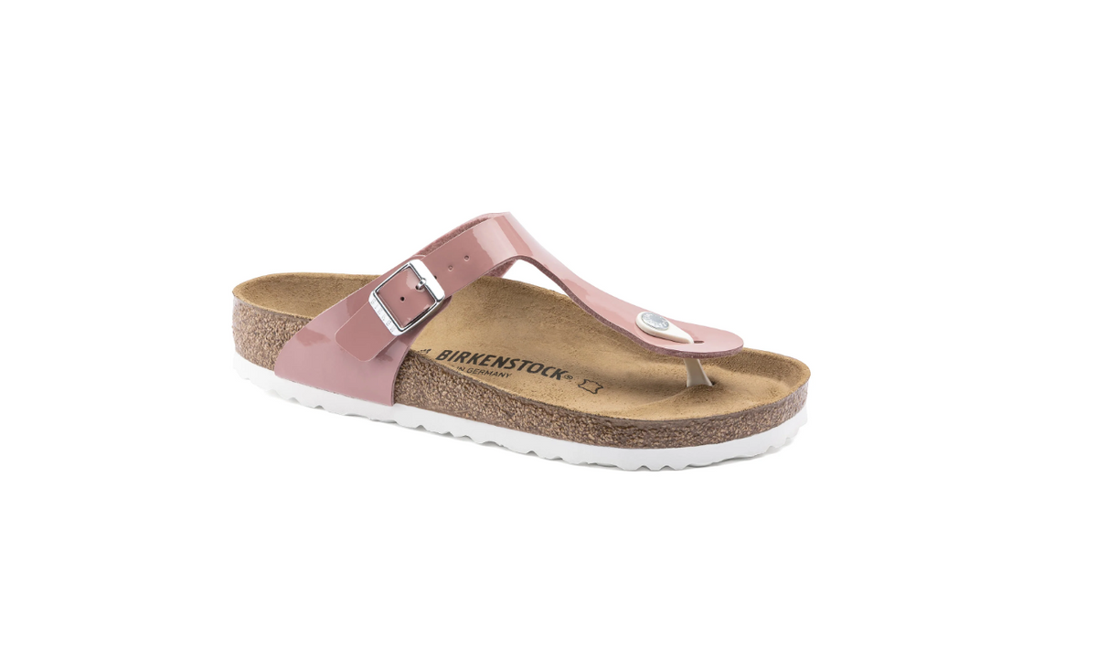 Birkenstock Gizeh Birko-Flor Patent Old - Rose, Regular