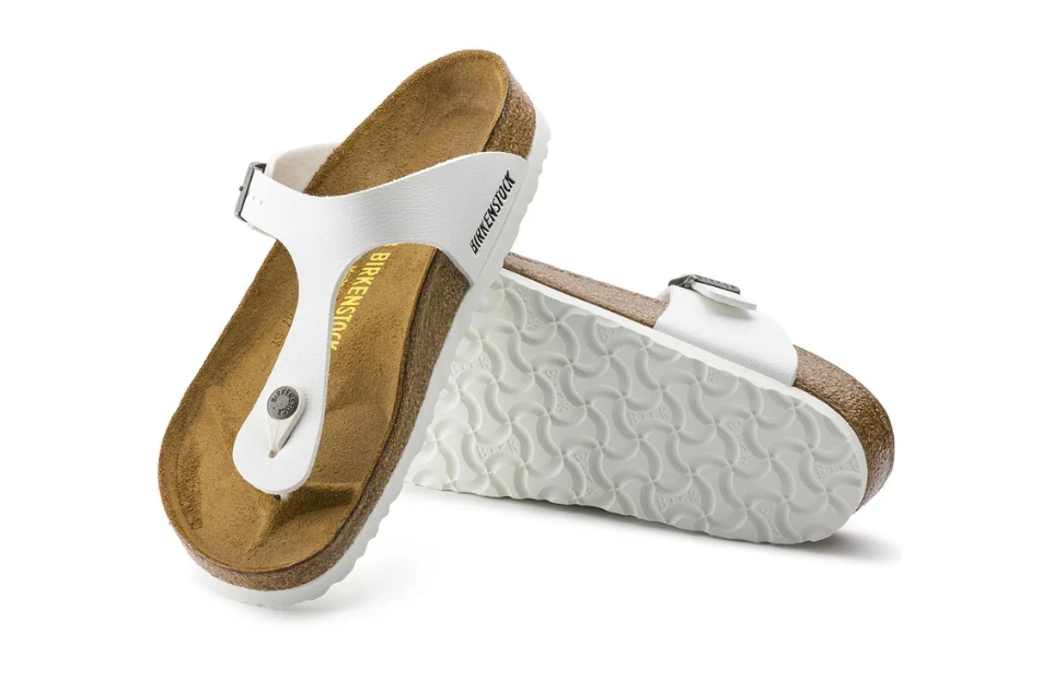 Birkenstock Gizeh Birko-Flor - White, Regular