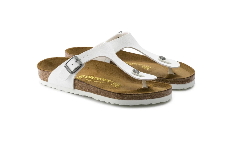 Birkenstock Gizeh Birko-Flor - White, Regular
