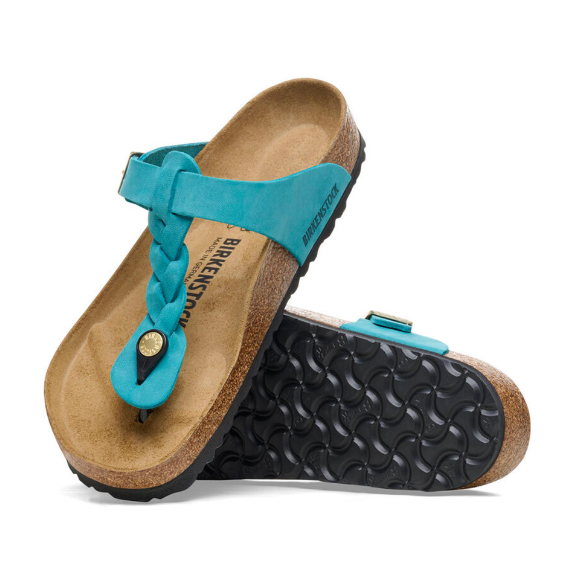 Birkenstock Gizeh Braided Oiled Leather - Bay, Regular