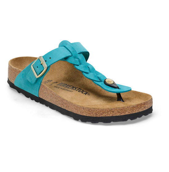 Birkenstock Gizeh Braided Oiled Leather - Bay, Regular
