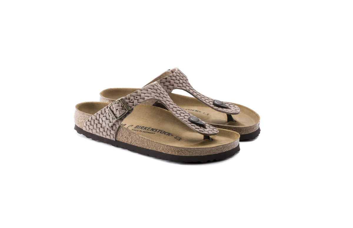 Birkenstock Gizeh Embossed Oiled Leather Tabacco Regular