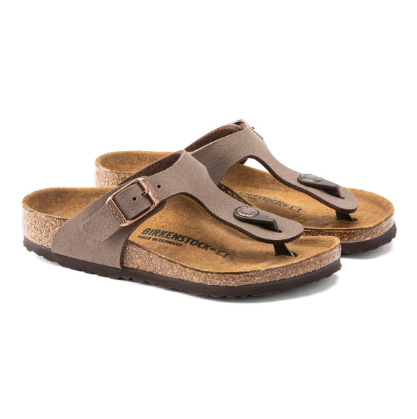 Birkenstock Gizeh Kids Birkibuc Mocha Narrow