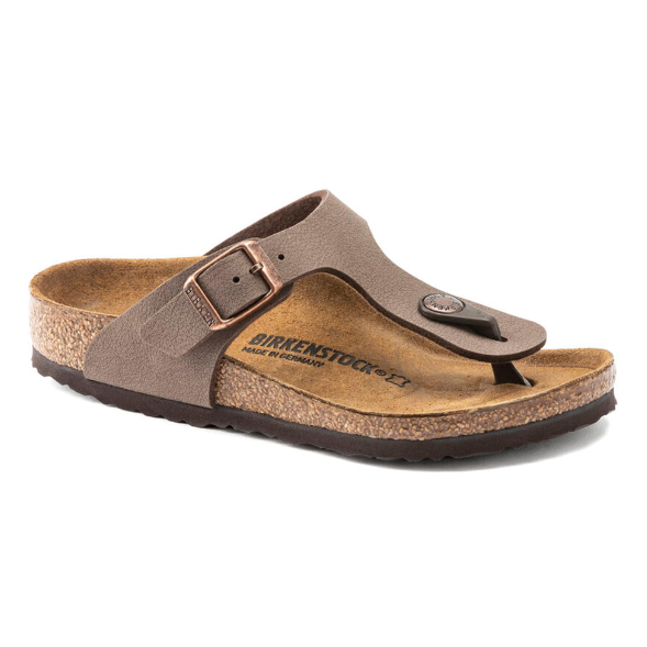Birkenstock Gizeh Kids Birkibuc Mocha Narrow