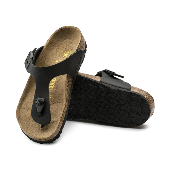 Birkenstock Gizeh Kids Birko-Flor - Black, Narrow