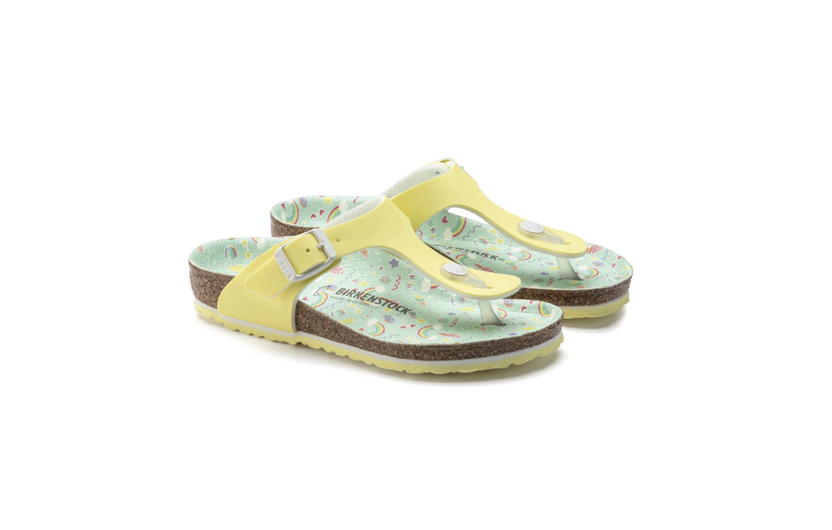 Birkenstock Gizeh Kids Birko-Flor Candy Pastel Yellow Regular