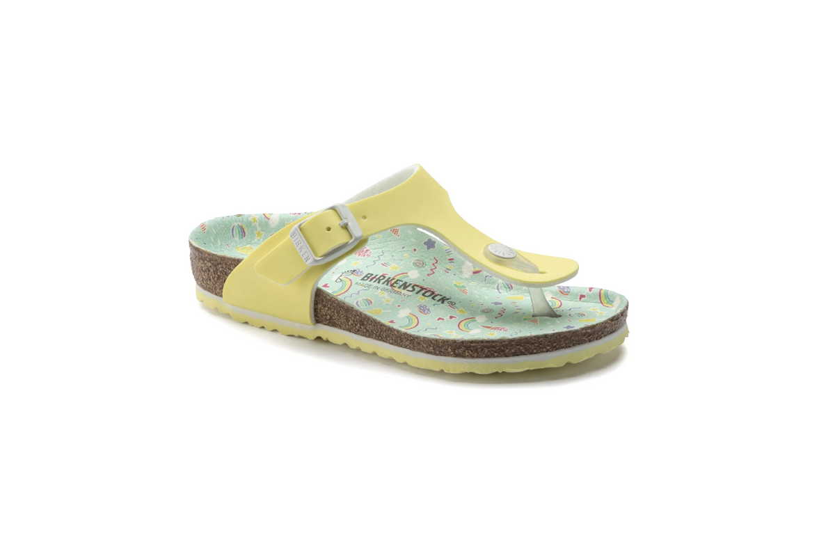 Birkenstock Gizeh Kids Birko-Flor Candy Pastel Yellow Regular