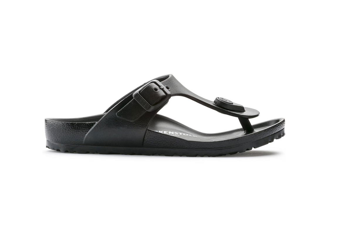 Birkenstock Gizeh Kids EVA Sandals - Black, Narrow