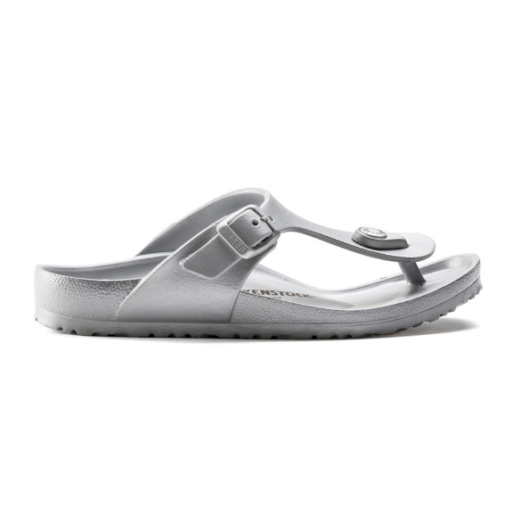 Birkenstock Gizeh Kids EVA Metallic Silver Narrow