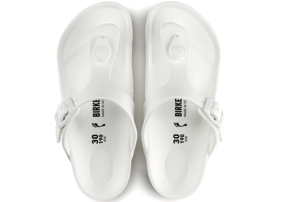 Birkenstock Gizeh Essentials Kids EVA - White, Narrow
