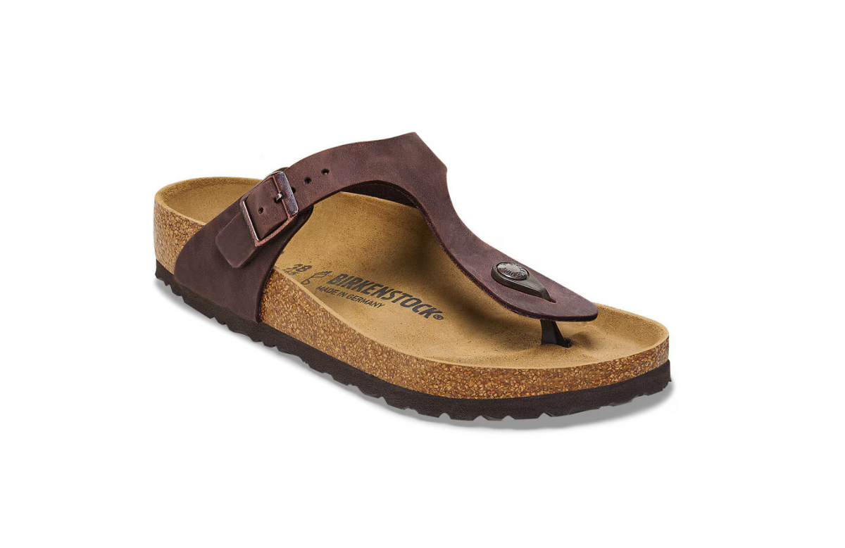 Birkenstock Gizeh Oiled Leather Sandals Habana Regular