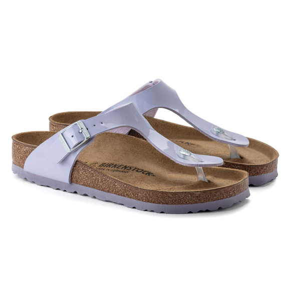 Birkenstock Gizeh Birko-Flor Patent Purple Fog Regular