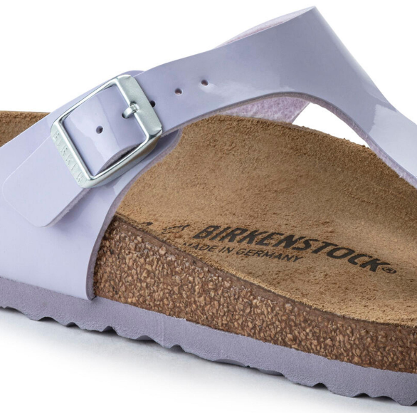 Birkenstock Gizeh Birko-Flor Patent Purple Fog Regular