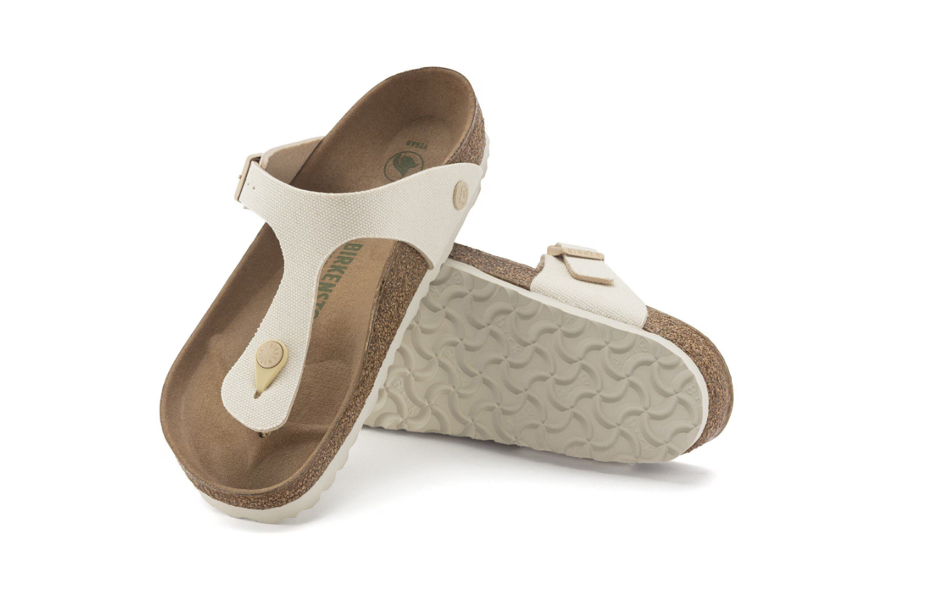 Birkenstock Gizeh Vegan Textile Eggshell Regular
