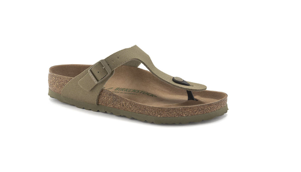 Birkenstock Gizeh Vegan Textile - Khaki, Regular