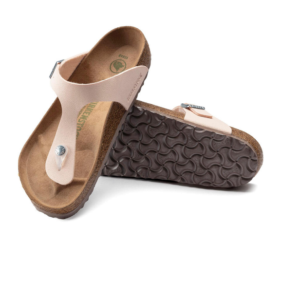 Birkenstock Gizeh Vegan Birkibuc Light Rose Sandals Regular - Rose, Regular