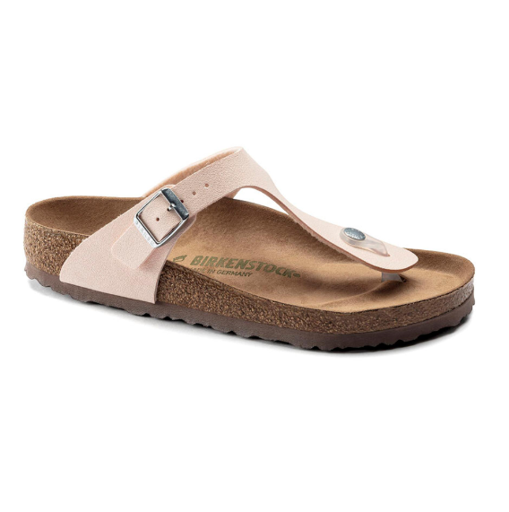 Birkenstock Gizeh Vegan Birkibuc Light Rose Sandals Regular - Rose, Regular