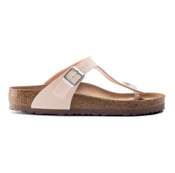Birkenstock Gizeh Vegan Birkibuc Light Rose Sandals Regular - Rose, Regular
