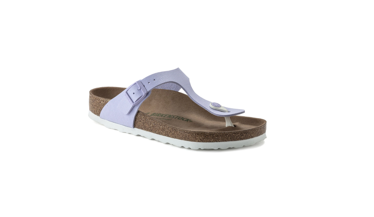 Birkenstock Gizeh Vegan Birko-Flor Nubuck Lavender - Fog, Regular