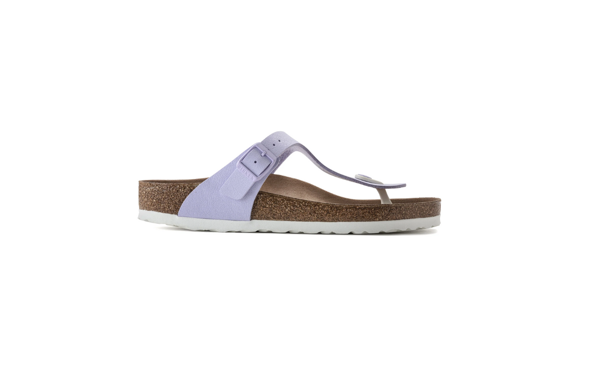 Birkenstock Gizeh Vegan Birko-Flor Nubuck Lavender - Fog, Regular