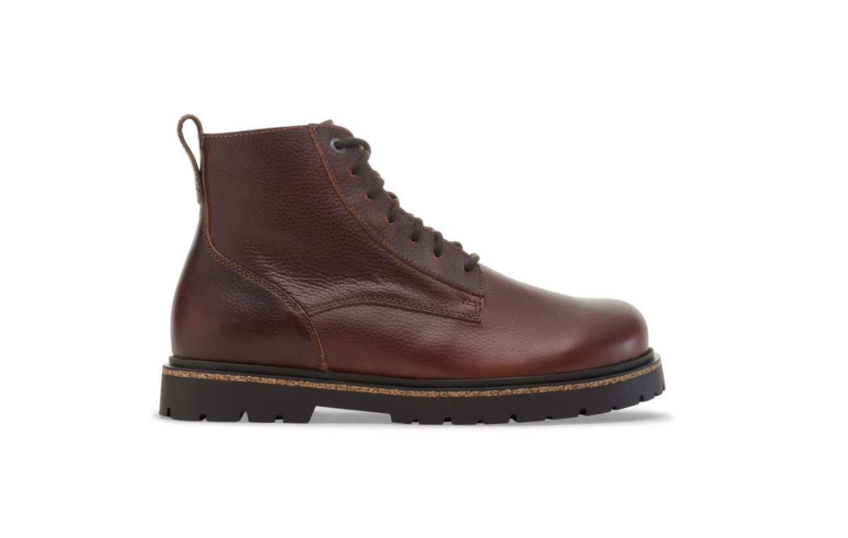 Birkenstock Highwood Lace Mid Men Leather - Chocolate, Regular