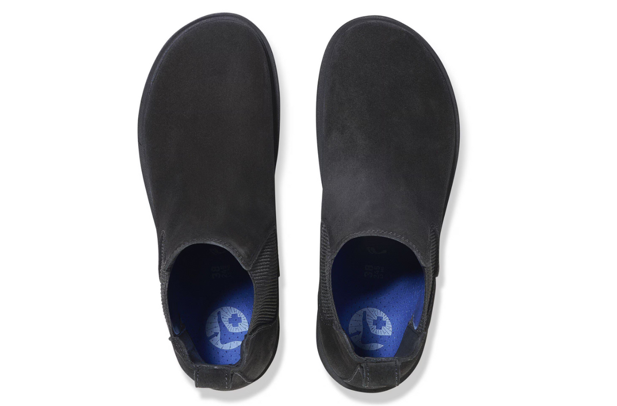 Birkenstock Highwood Slip On Women Suede Leather - Black, Narrow