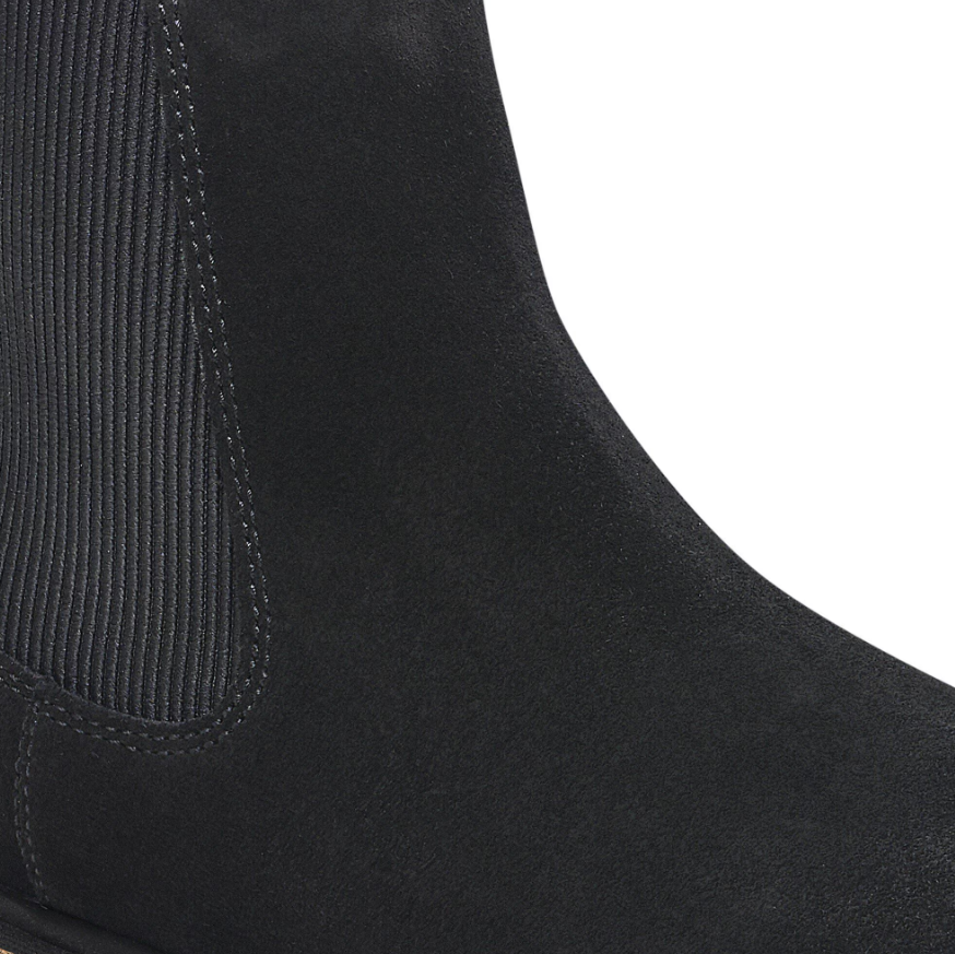 Birkenstock Highwood Slip On Women Suede Leather - Black, Narrow