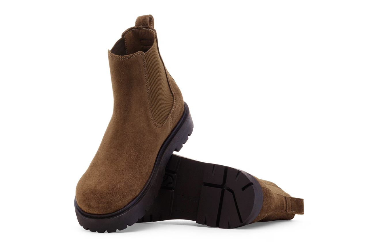 Birkenstock Highwood Slip On Men Suede Leather Dark Tea Regular