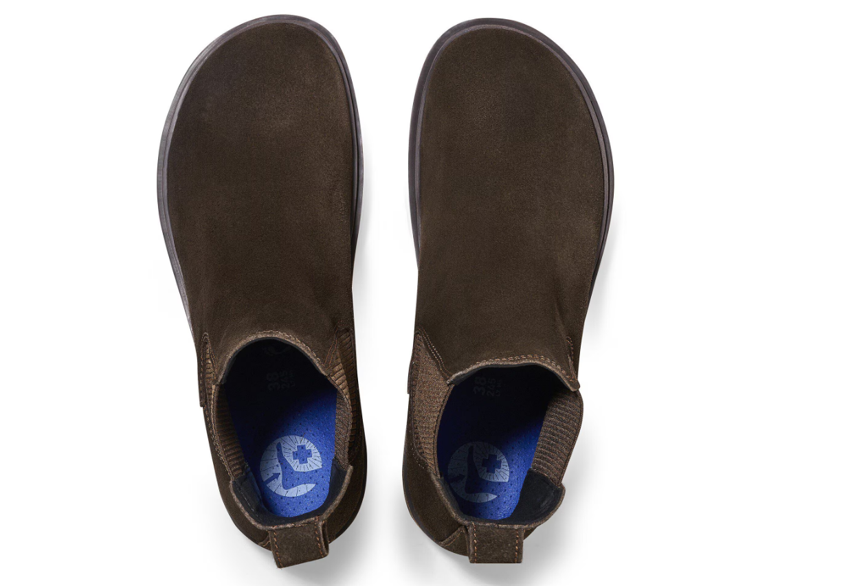 Birkenstock Highwood Slip On Women Suede Leather Mocha Regular